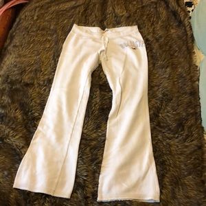 Hollister White Sweats